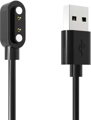 Magnetic Charging Cable 0.5 m For Noise ColorFit Pro 3 -Noise ColorFit Pro 2 -  (Compatible with noise colorfit pro 3 - pro 2 - pro 2 Oxy -pulse - ultra- nav, navplud --brio, Black, One Cable)